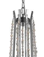 Ansel 8 Light Chandelier E14 Polished Chrome and Crystal (Requires Construction)