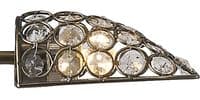 Anthony Floor Lamp 2 Light G9 Antique Brass with Crystal
