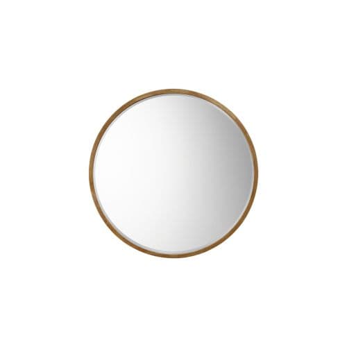 Antique gold paint large round mirror FOE109645