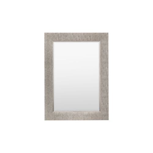 Antique gold paint with silver print bevelled edge rectangle mirror FOE119181