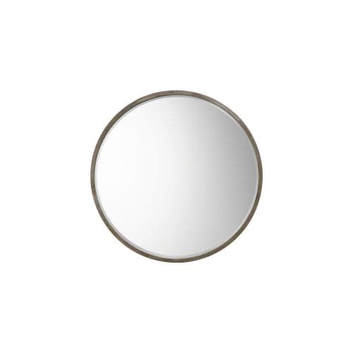 Antique silver large round mirror FOE109643