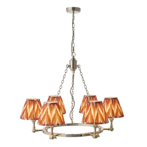 Arabella & Zigzag, 6lt Pendant, Apricot