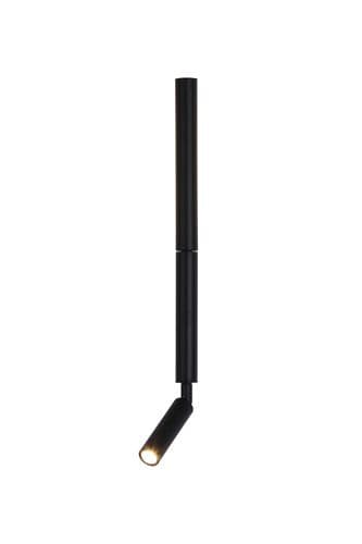 Architect LED Wall Light with Reading Arm, Black Metal