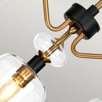 Armand 3 Light Semi Flush DL-ARMAND-SF3-AB