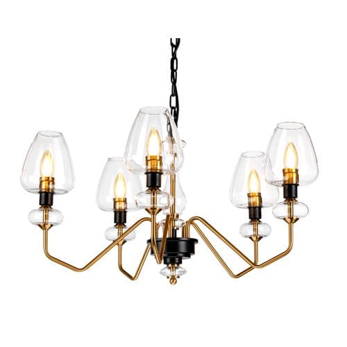 Armand 5 Light Chandelier DL-ARMAND5-AB