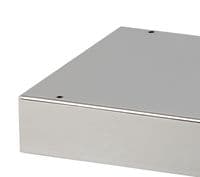 Arnold 45mm Deep Back Box For Emergency Control Gear Polished Chrome