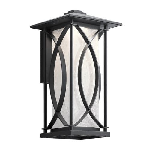 Ashbern 1 Light Wall Lantern Lantern - Textured Black QN-ASHBERN-M