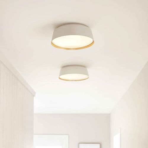 Asher 3 Light Flush Light FE-ASHER-3F-WHT