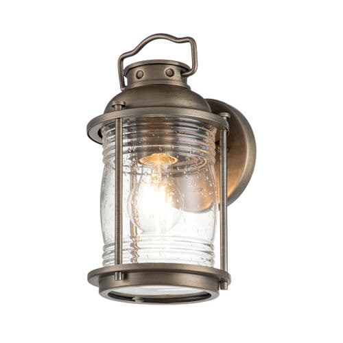 Ashland Bay 1 Light Small Wall Lantern KL-ASHLANDBAY2-S-BU