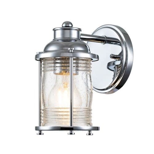 Ashland Bay 1 Light Wall Light QN-ASHLANDBAY1-PC-BATH
