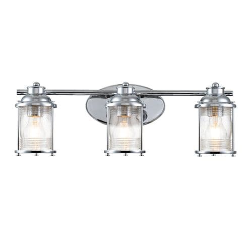 Ashland Bay 3 Light Wall Light QN-ASHLANDBAY3-PC-BATH