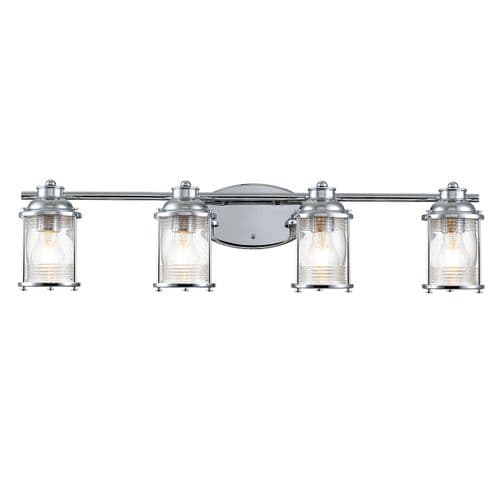 Ashland Bay 4 Light Wall Light QN-ASHLANDBAY4-PC-BATH