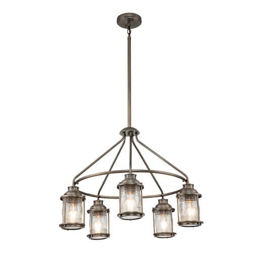 Ashland Bay 5 Light Outdoor Chandelier KL-ASHLANDBAY-5P-BU