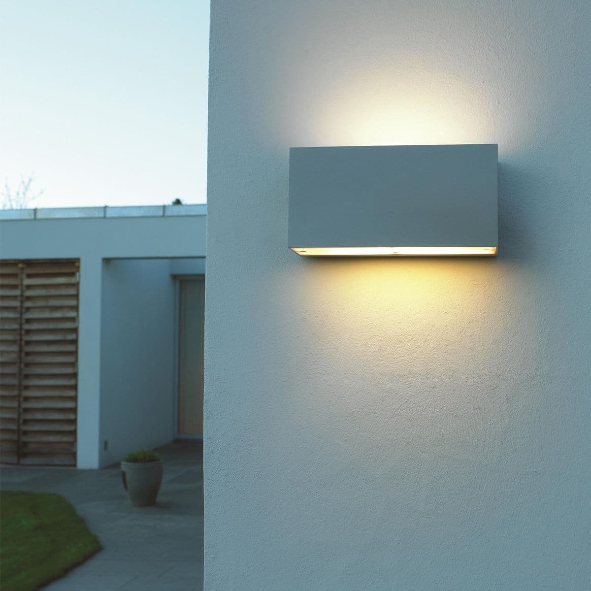 Asker Small Up/Down Wall Light Galvanized