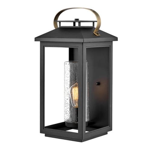 Atwater 1 Light Large Wall Lantern QN-ATWATER-L-BK