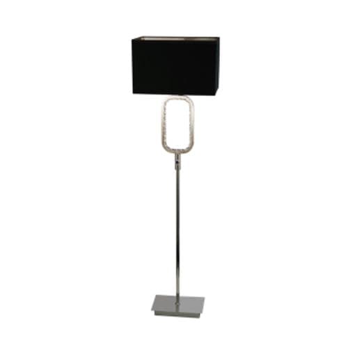 Aura Floor Lamp LED Base -Chrome with Crystal Glass