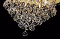 Austin Ceiling 6 Light G9 French Gold with Crystal