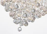 Austin Ceiling 6 Light G9 Polished Chrome with Acrylic Trim with Crystal