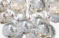 Austin Ceiling 6 Light G9 Polished Chrome with Acrylic Trim with Crystal
