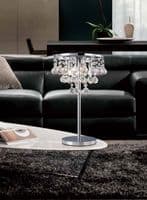 Austin Floor Lamp 4 Light G9 Polished Chrome with Crystal