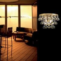 Austin Flush Ceiling 4 Light G9 Polished Chrome/Acrylic Trim and Crystal