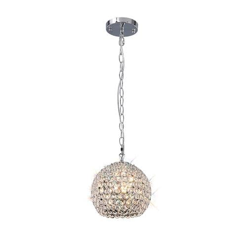 Ava 20cm Pendant 3 Light G9 Polished Chrome/Crystal