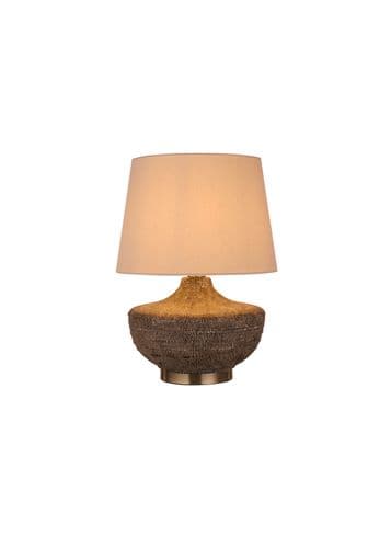 Avaya 1Lt Table Lamp, Ceramic with Linen Shade