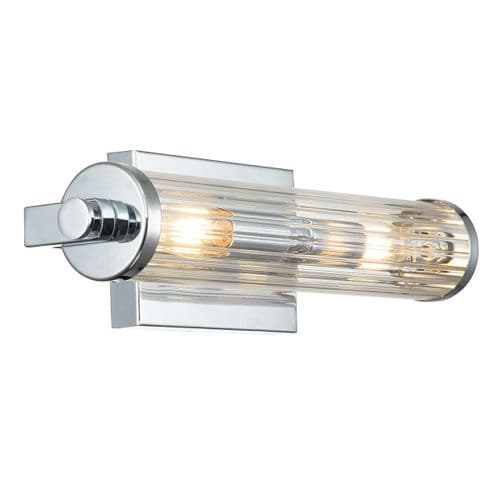 Azores 2 Light Wall Light - Polished Chrome QN-AZORES2-PC