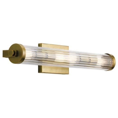 Azores 4 Light Wall Light - Natural Brass QN-AZORES4-NBR