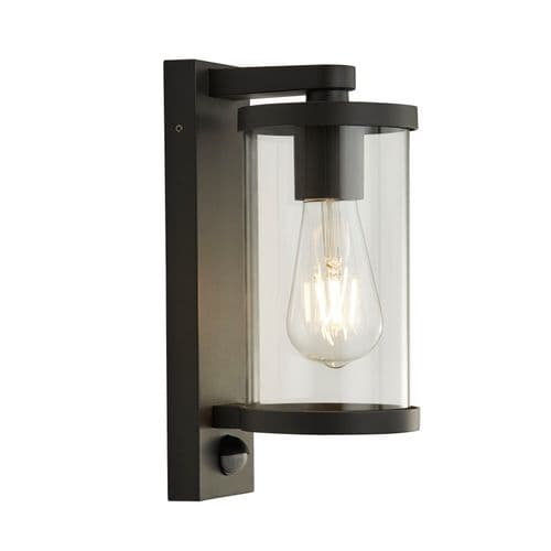 Bakerloo Outdoor Wall Light - Black Metal & Polycarbonate