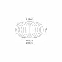Barcelona 1 Light E27 Pendant With 30cm Oval Sphere Ribbed Glass,Black Chrome/Petrol Blue/Matt Black