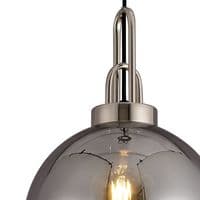Barcelona 1 Light Pendant E27 With 30cm Globe Glass - Multiple Colour