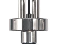 Barcelona Linear 3 Light Pendant E27 With 23cm Pear Glass - Multiple Colour