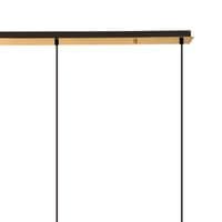 Barcelona Linear 4 Light Pendant E27 With 23cm Pear Glass - Multiple Colour