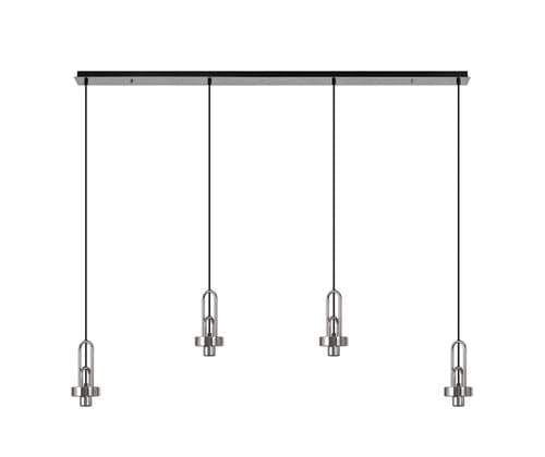 Barcelona Linear Suspension Kit, 4 x E27 - Multiple Colour