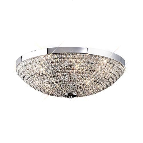 Barry Ceiling 6 Light G9 Polished Chrome/Crystal