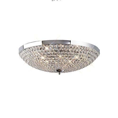 Barry Ceiling 9 Light G9 Polished Chrome/Crystal