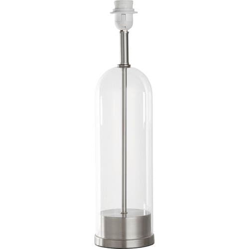 Base Only - Oxford Table Lamp - Satin Nickel Metal & Glass TFB81711SN