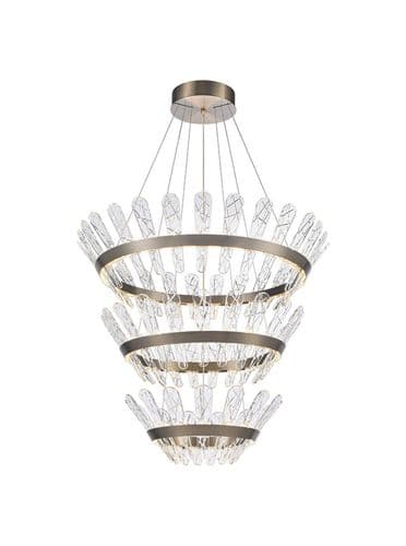Beatrice Triple Tiered Bronze LED Pendant PCH472