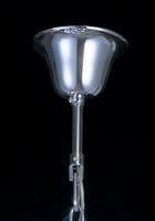 Ben Pendant Round 6 Light E14 Polished Chrome with Crystal 18.5kg