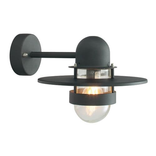 Bergen 1 Light Wall Lantern - Black BERGEN-BLACK-C