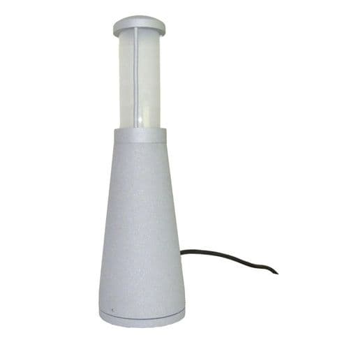 Beta Aluminium Plain Bollard - Matt Silver GZ-BETA7