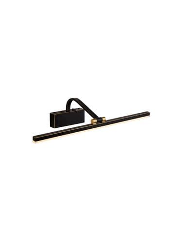 Bilbao Picture Light - Black & Brushed Gold Metal