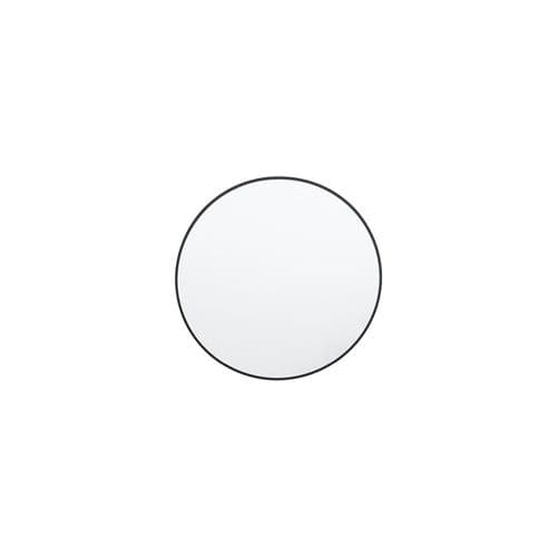 Black round delicate frame mirror FOE109794