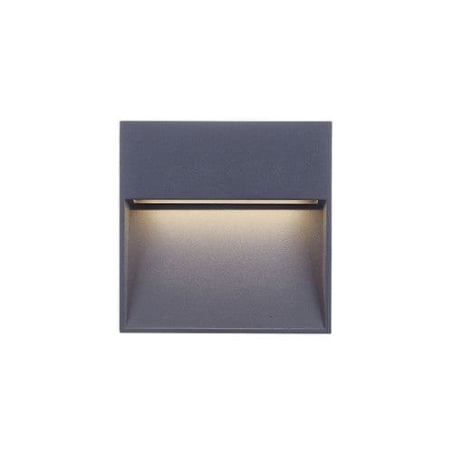 BLOC Recessed Wall Light Anthricite Grey BL23-G