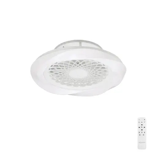Boreal LED Dimmable Ceiling Light White Finish C/W Remote Control