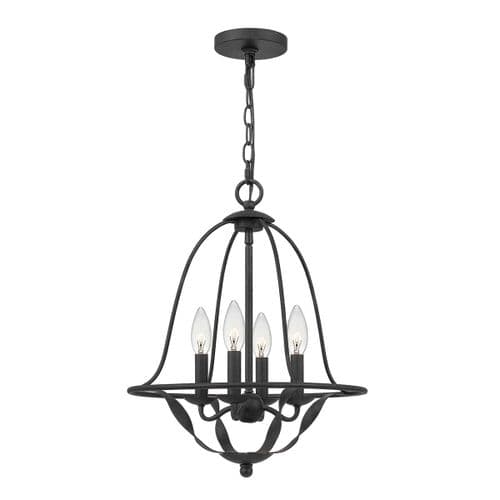 Bradbury 4 Light Pendant - Grey Ash QZ-BRADBURY-4P-GK