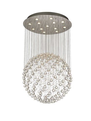Brenden Pendant Large Sphere 13 Light GU10 Polished Chrome/Crystal34.9kg