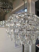Brian Floor Lamp, 3 Light E14, French Gold/Crystal