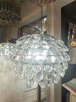Brian Floor Lamp, 3 Light E14, French Gold/Crystal